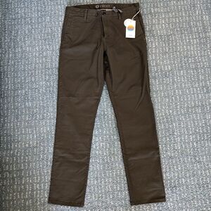 Vuori Collins Chino Pant Men's 33 Dark Oregano